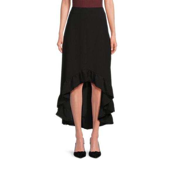 Area Stars Kelli Black High-Low Skirt - S - Picture 1 of 5